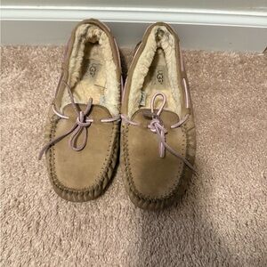 UGG Tan Moccasin Slippers